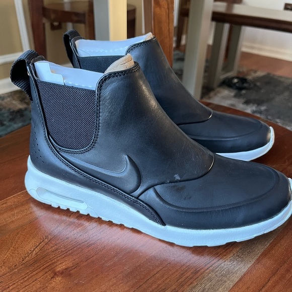 Women’s Nike Air Max Thea Mid Black Sail Sneakers - Picture 3 of 15